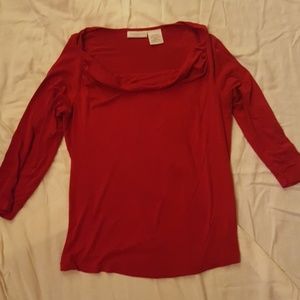 Worthington dress shirt with 3/4 length sleeve